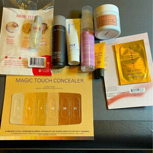 Deluxe samples of prestige skin and hair care.